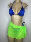Green bathing suit cover