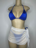 White bathing suit cover