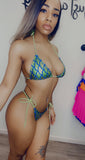 Green Two piece bathing suit